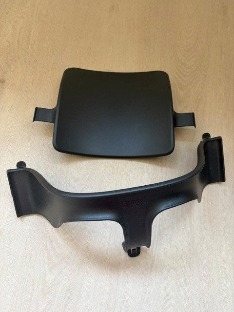 Stokke Steps Baby Set zwart – babyset voor kinderstoel, Ophalen of Verzenden, Zo goed als nieuw, Meegroeistoel, Stoelverkleiner