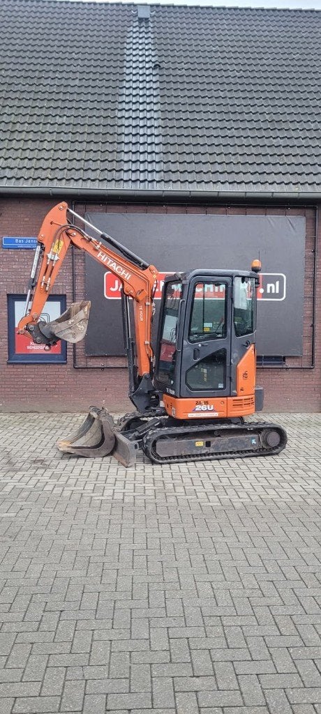 Hitachi Zx26A BJ2022 2400uur, Ophalen of Verzenden, Graafmachine