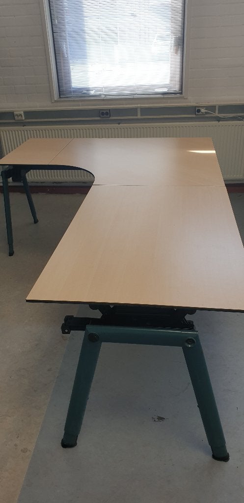 bureau kantoor USA patent, Ophalen, Gebruikt, In hoogte verstelbaar, Hoekbureau