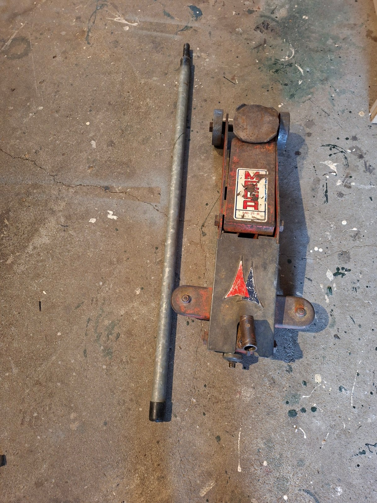 Hydraulische garagekrik Mega MB 21 B, Auto diversen, Ophalen