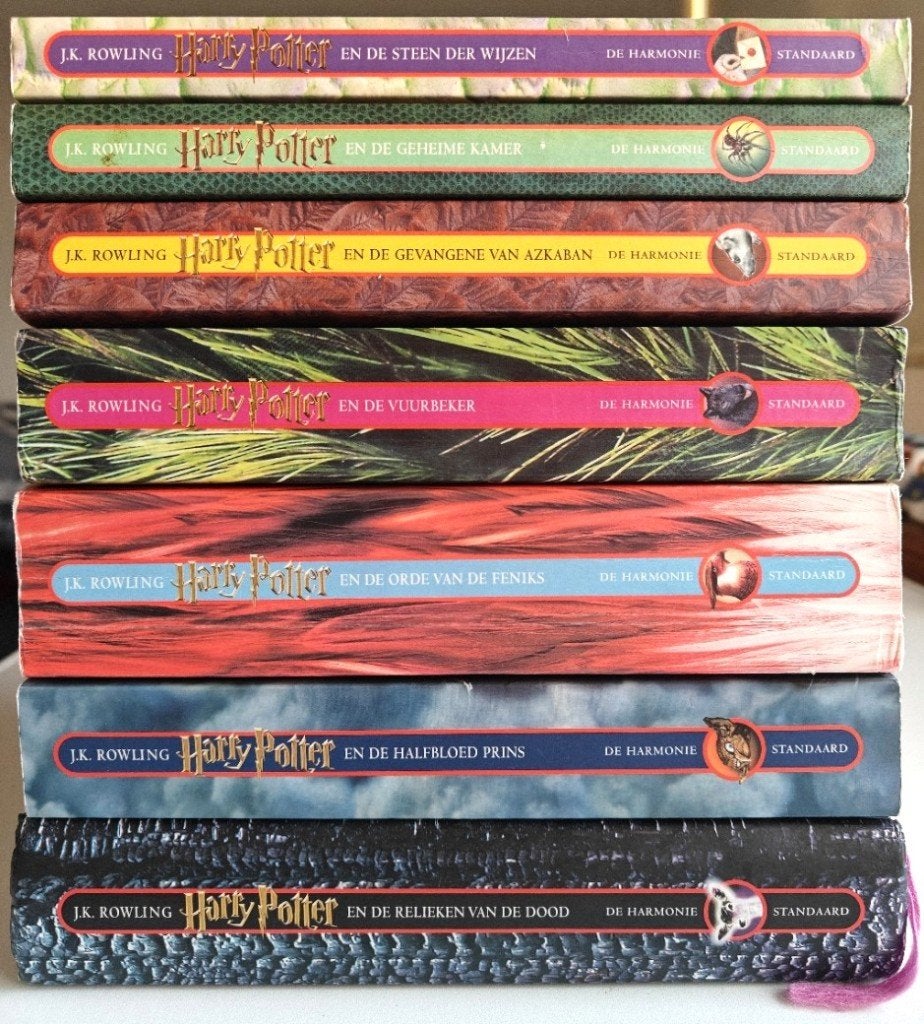 J.K. Rowling: SERIE HARRY POTTER, deel 1 t/m deel 7., Boeken, Ophalen of Verzenden, Gelezen