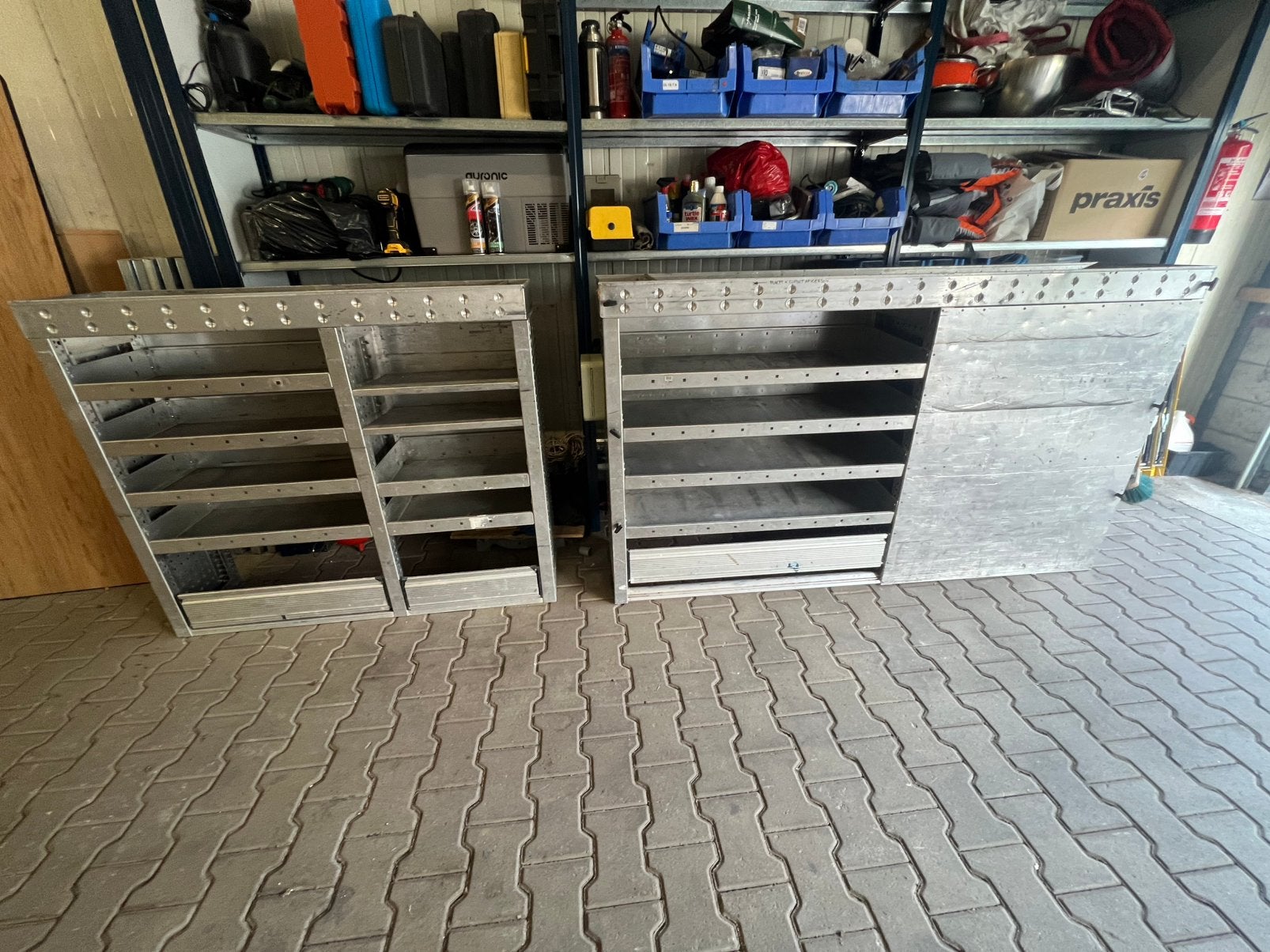 SternTec Alu bedrijfswagen inrichting, Ophalen, Gebruikt