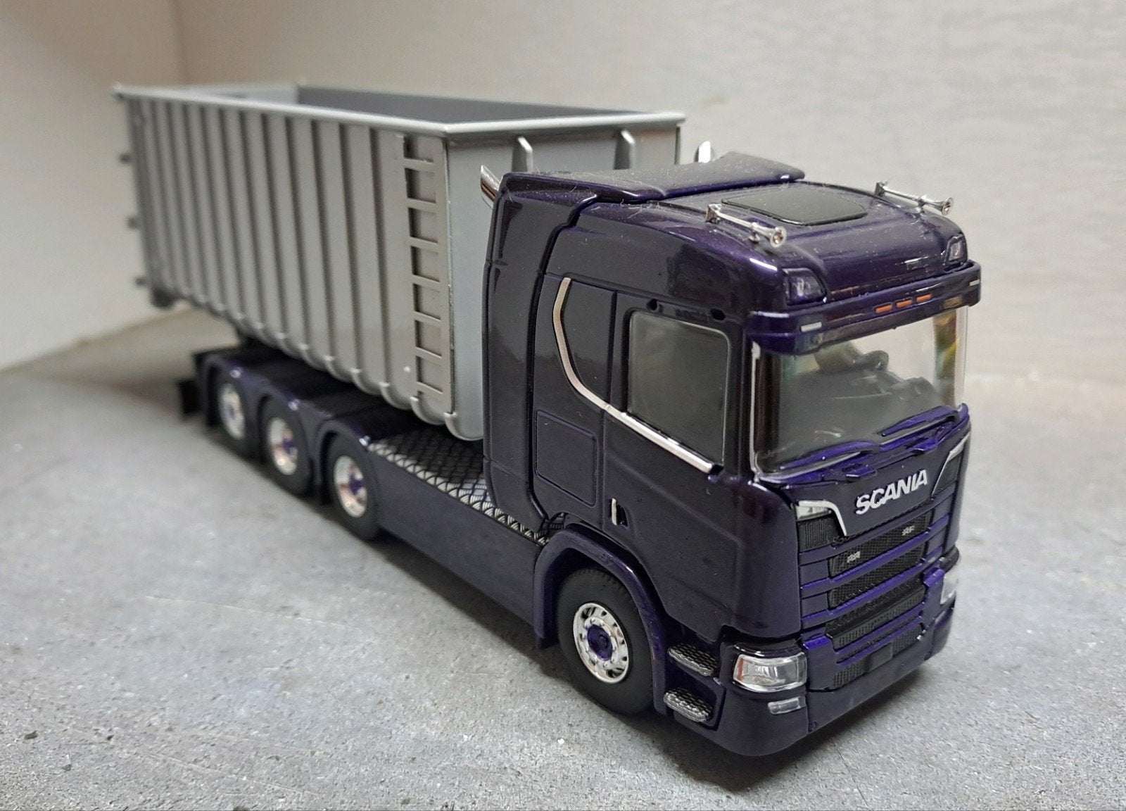 Tekno Scania Next Gen 8x4 Haakarm, Hobby en Vrije tijd, Ophalen of Verzenden