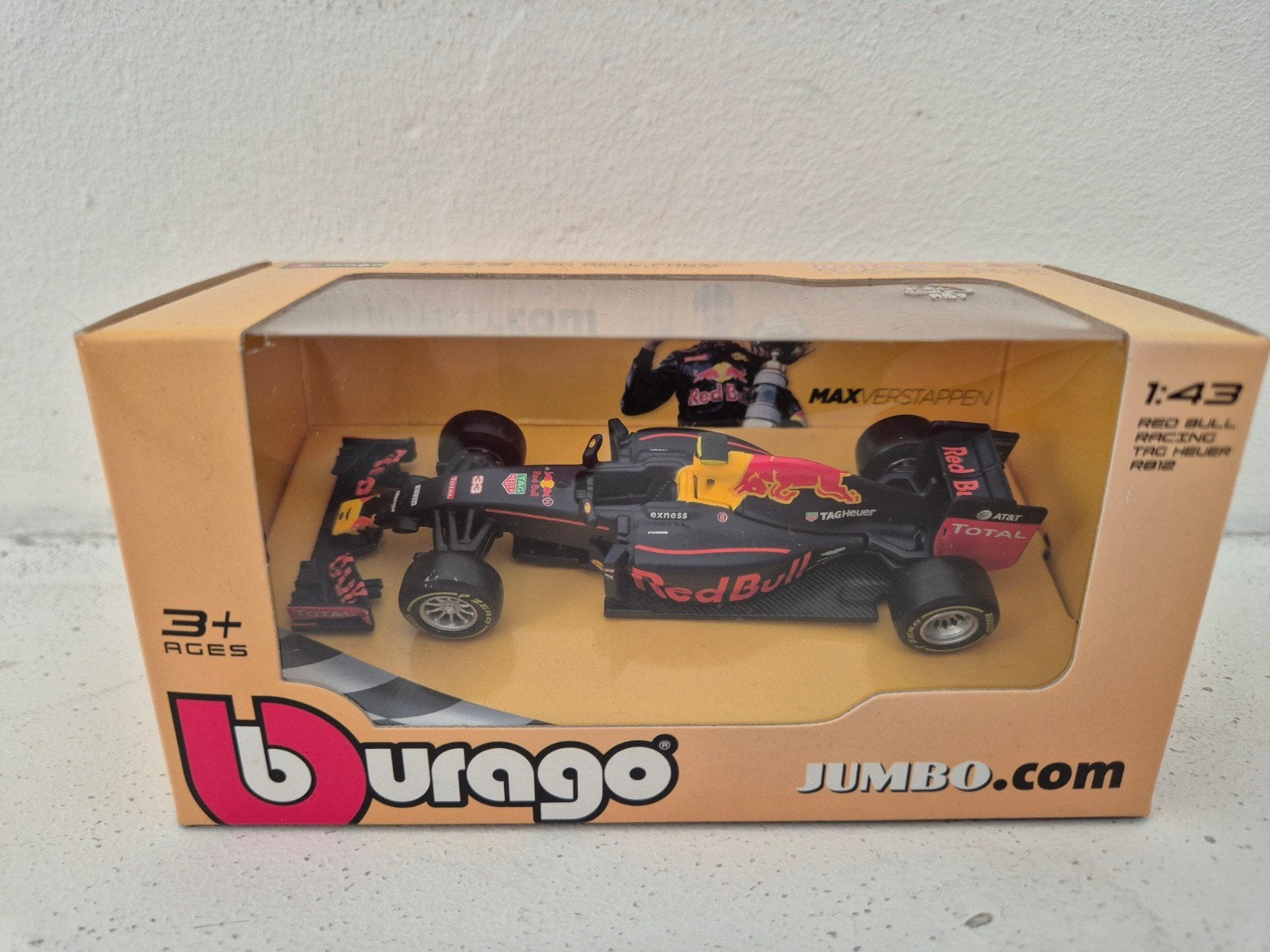 max verstappen jumbo rb12 first win spain 2016 redbull  €235, Ophalen, Nieuw, Auto, MiniChamps