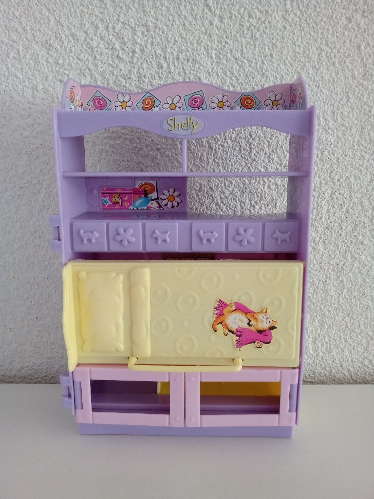Onderdeel van Barbie All Around Home Kelly Bedroom uit 2001, Verzamelen, Poppen, Ophalen of Verzenden, Gebruikt, Accessoires