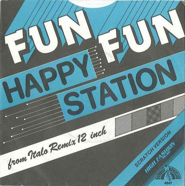 Fun Fun - Happy Station (Italo Remix 12 inch) Vinyl, Originele persing, Ophalen of Verzenden, Gebruikt, 12 inch