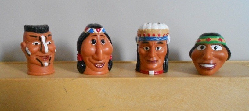 Kindersurprise Ferrero : Serie Vingerhoed - Indianen, Verzamelen, Verrassingseieren, Ophalen of Verzenden, Zo goed als nieuw, Overige typen