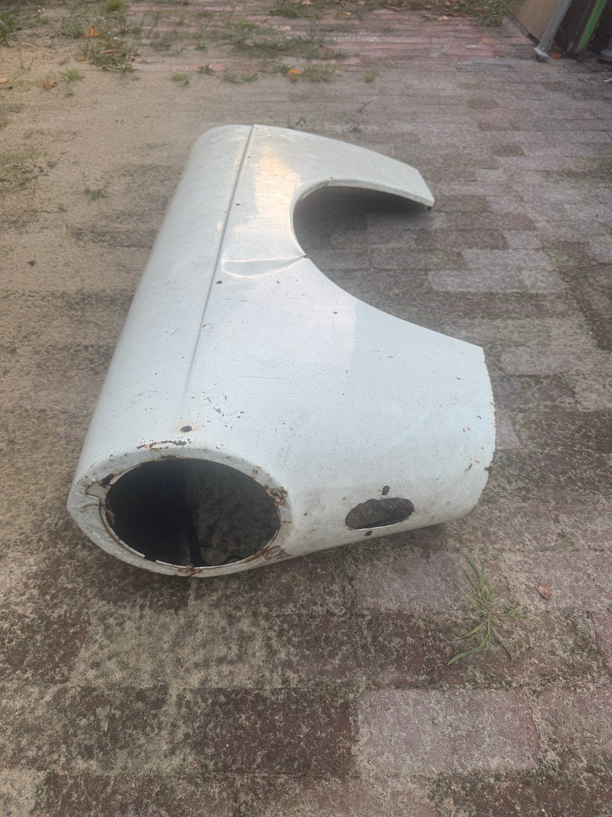 Spatbord Peugeot 404 - Oldtimer onderdeel, Ophalen, Gebruikt, Voor, Spatbord