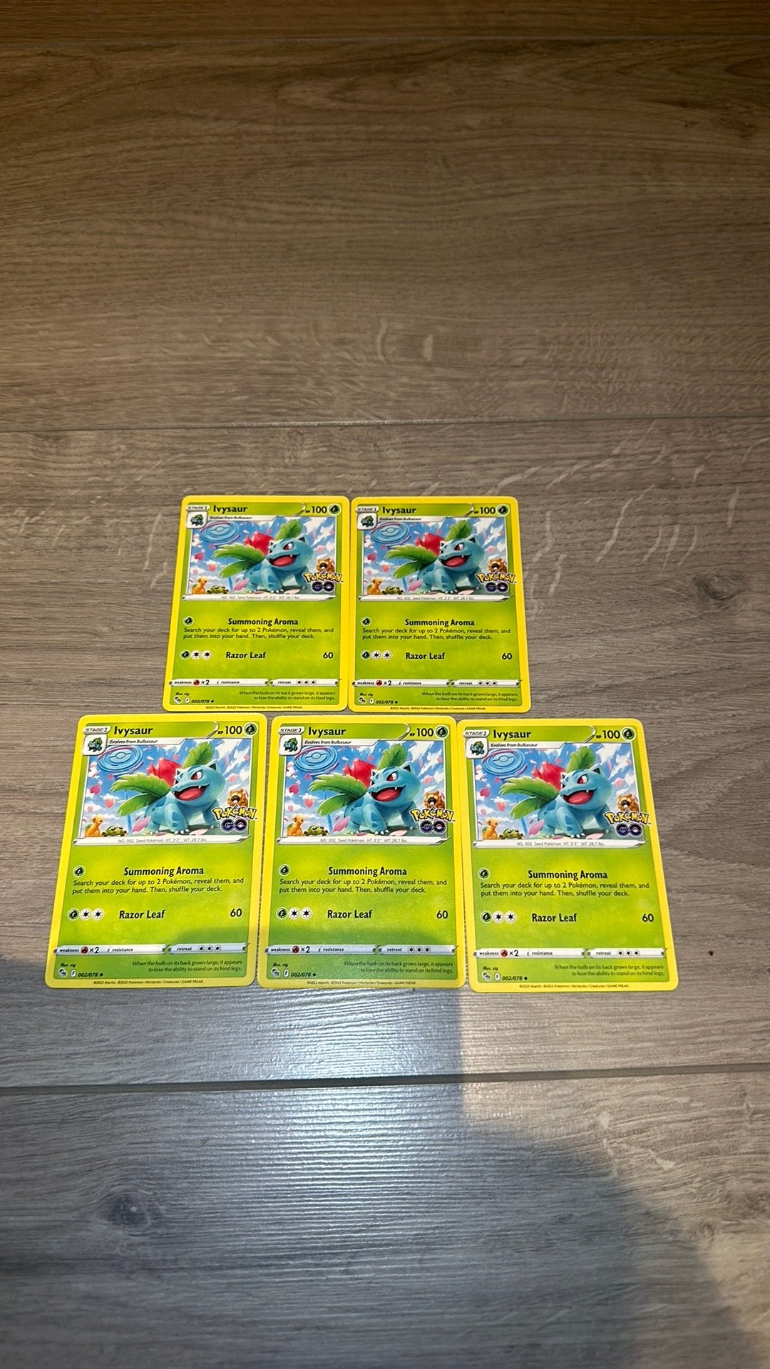 5x Ivysaur - Pokemon Kaart, Ophalen of Verzenden