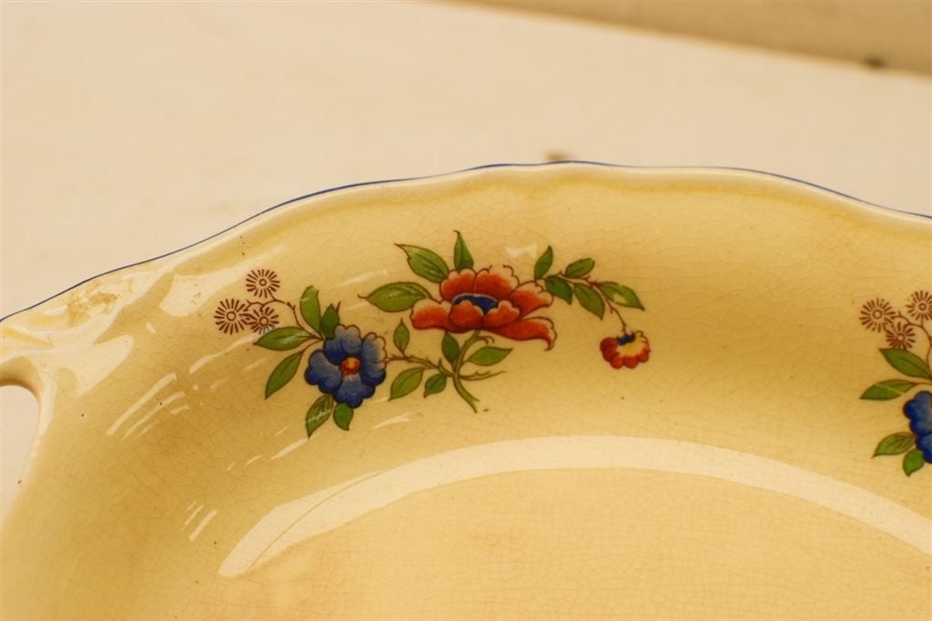 Royal Venton ware porseleinen ovale schaal 47662, Gebruikt, Ophalen of Verzenden, Bord(en), Overige stijlen