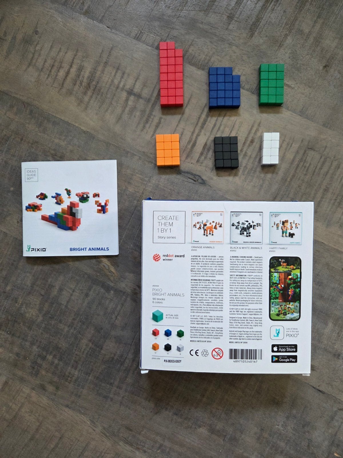 Pixio magnetic blocks bright animals; magnetisch dier puzzel, Ophalen of Verzenden, Zo goed als nieuw, Overige merken