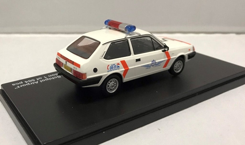Triple9 Collection 1:43 Volvo 343 Rijkspolitie NL Schiphol, -, Nieuw, Ophalen of Verzenden, Overige merken