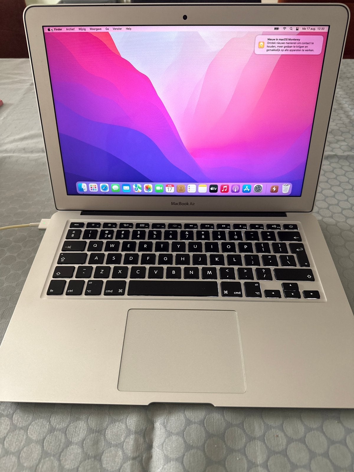 MacBook Air (13-inch, Early 2015) - Goede staat, Computers en Software, Apple Macbooks, Qwerty, 8 GB, 13 inch, Minder dan 2 Ghz