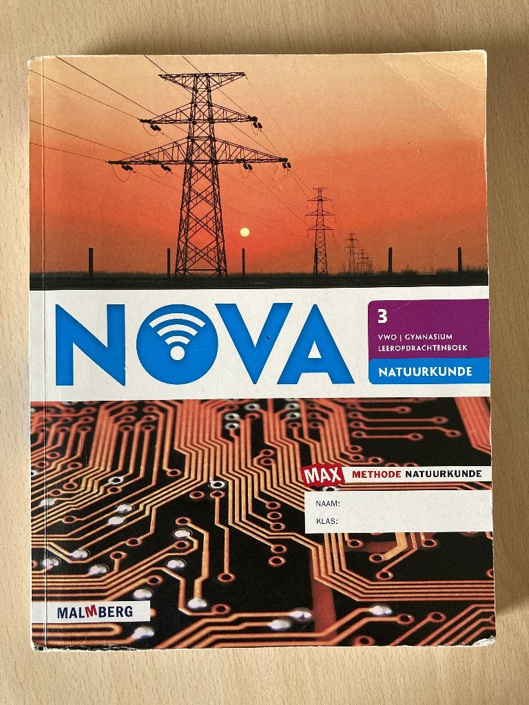 VWO Gymnasium 3 - NOVA Natuurkunde Leeropdrachtenboek, Boeken, Schoolboeken, Gelezen, VWO, Natuurkunde, Malmberg