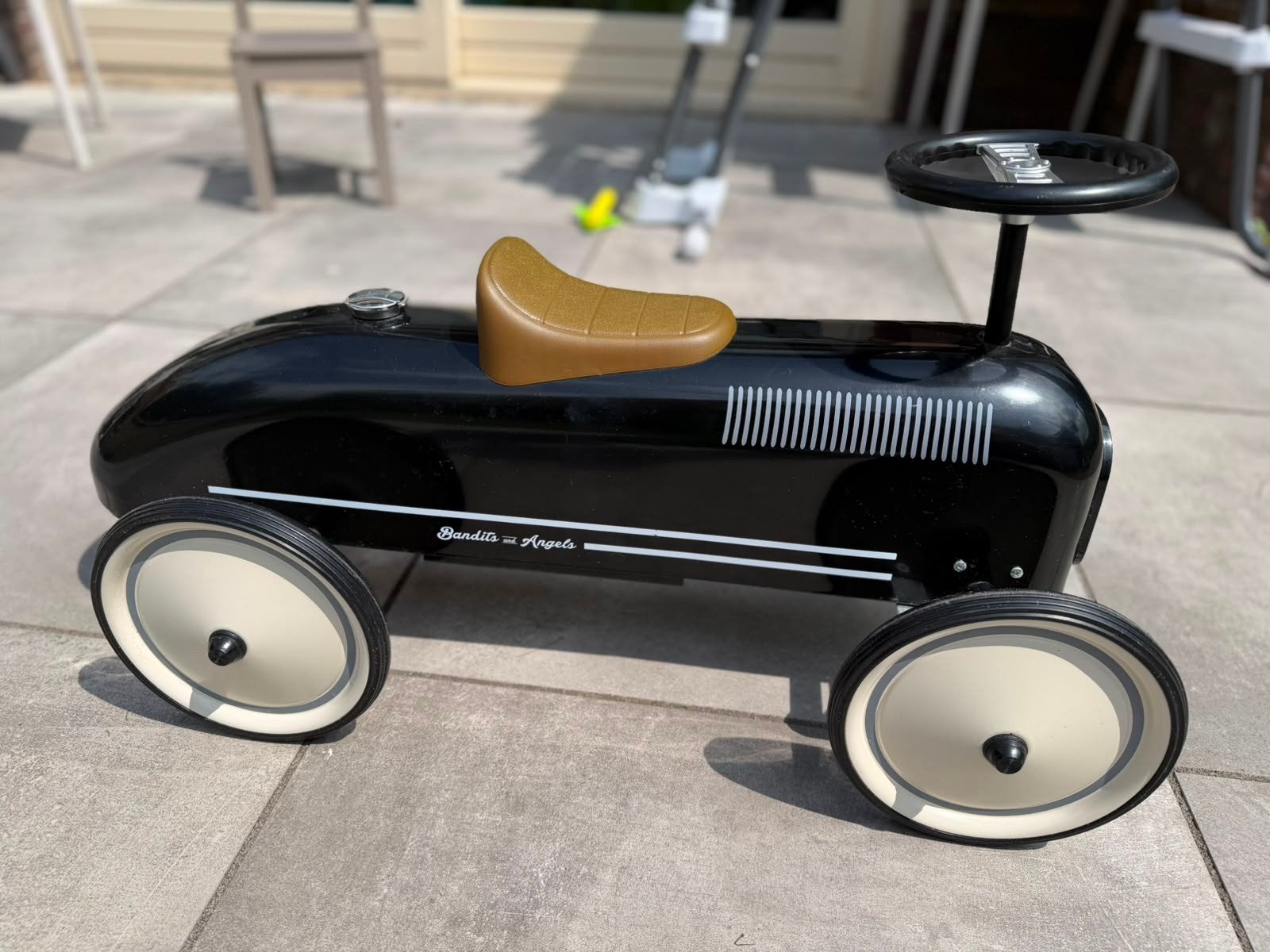 Metalen loopauto oldtimer, Ophalen, Zo goed als nieuw, Loopvoertuig