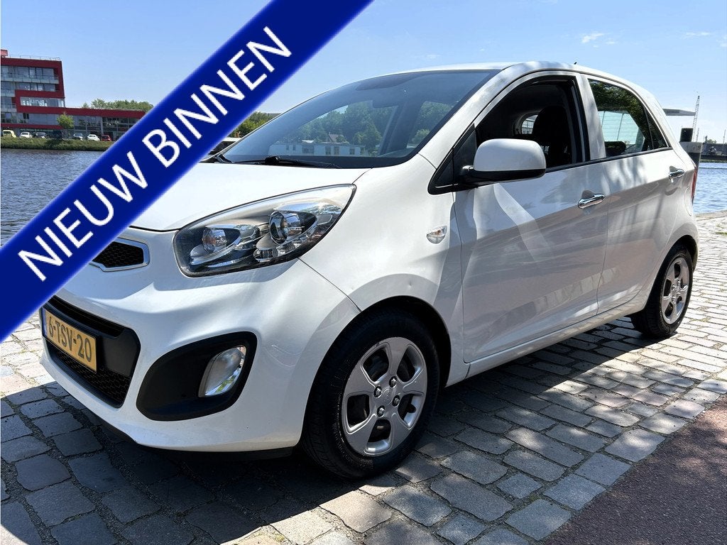 Kia Picanto 1.0 CVVT BusinessLine 5 deurs airco keurige auto, Voorwielaandrijving, Euro 5, Stof, Gebruikt