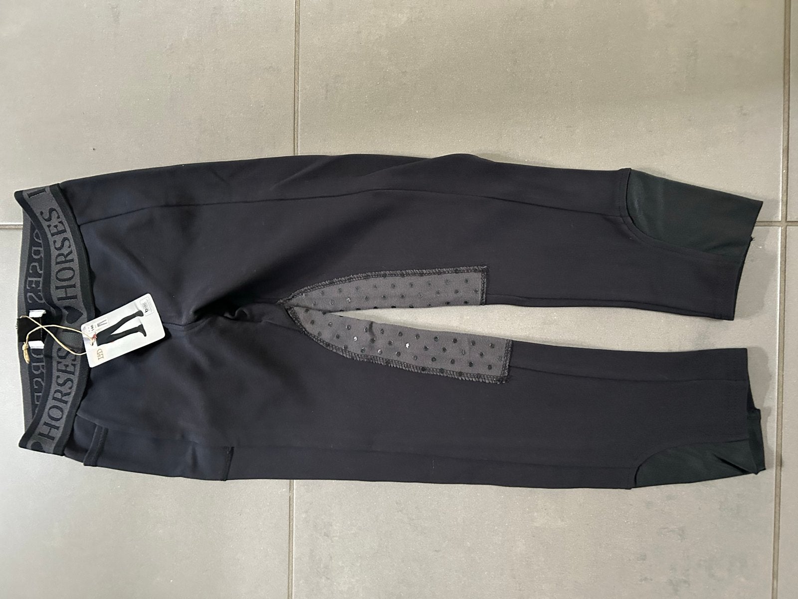 Zwarte rijbroek met grip - Nieuw met kaartje, Dieren en Toebehoren, Ophalen, Nieuw, Dressuur, Overige typen