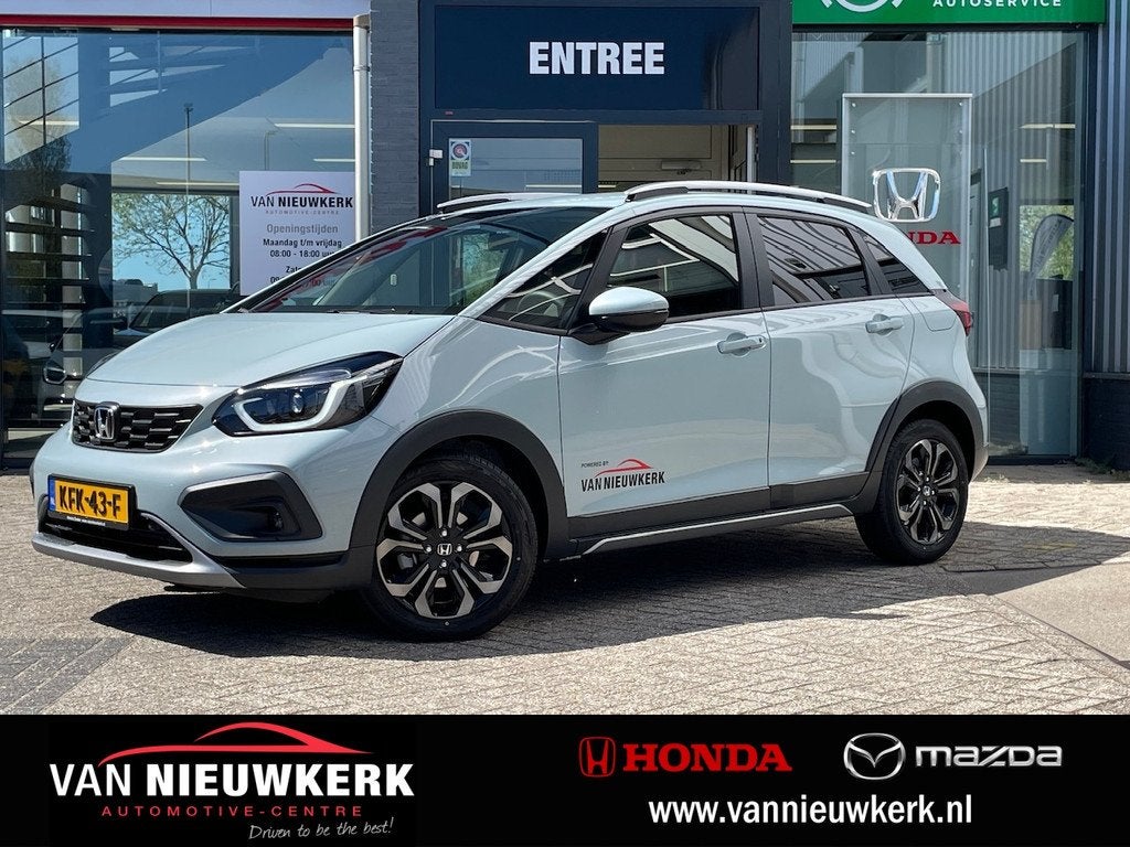 HONDA Jazz 1.5 e:HEV 122pk Hybrid Automaat Advance Crosstar, 12 maanden, Stof, 4 cilinders, Blauw