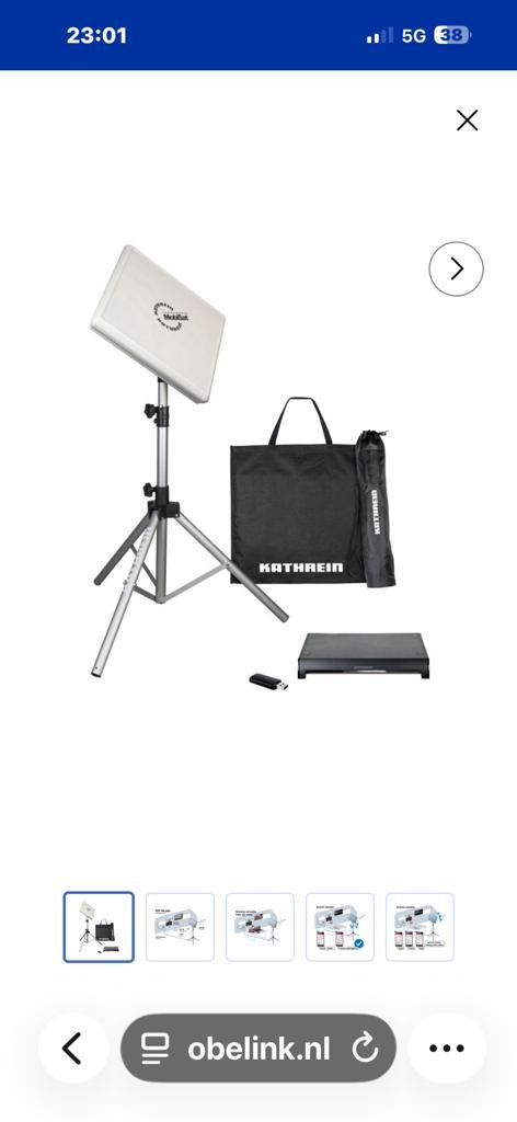 Kathrein HDS 166 plus Antenne-Set - Mobiele Satelliet TV, Ophalen of Verzenden, Nieuw, (Schotel)antenne, Overige merken