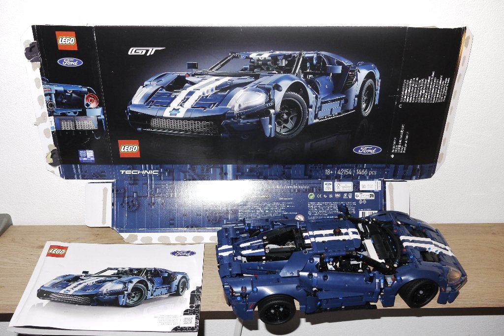 auto bouwpakket lego ford 42154 blauw technic, Auto, Groter dan 1:32, Nieuw, Ophalen
