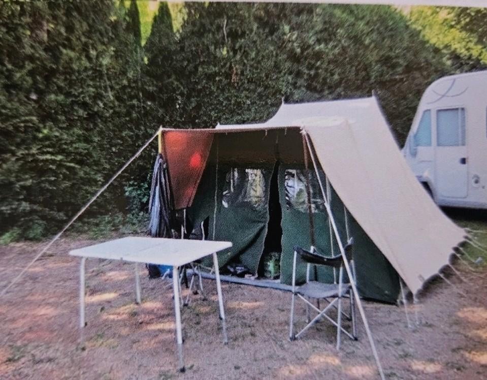 De Waard Tureluur tent – groen/beige – in nette staat, Caravans en Kamperen, Tenten, Ophalen, Gebruikt, Tot en met 4