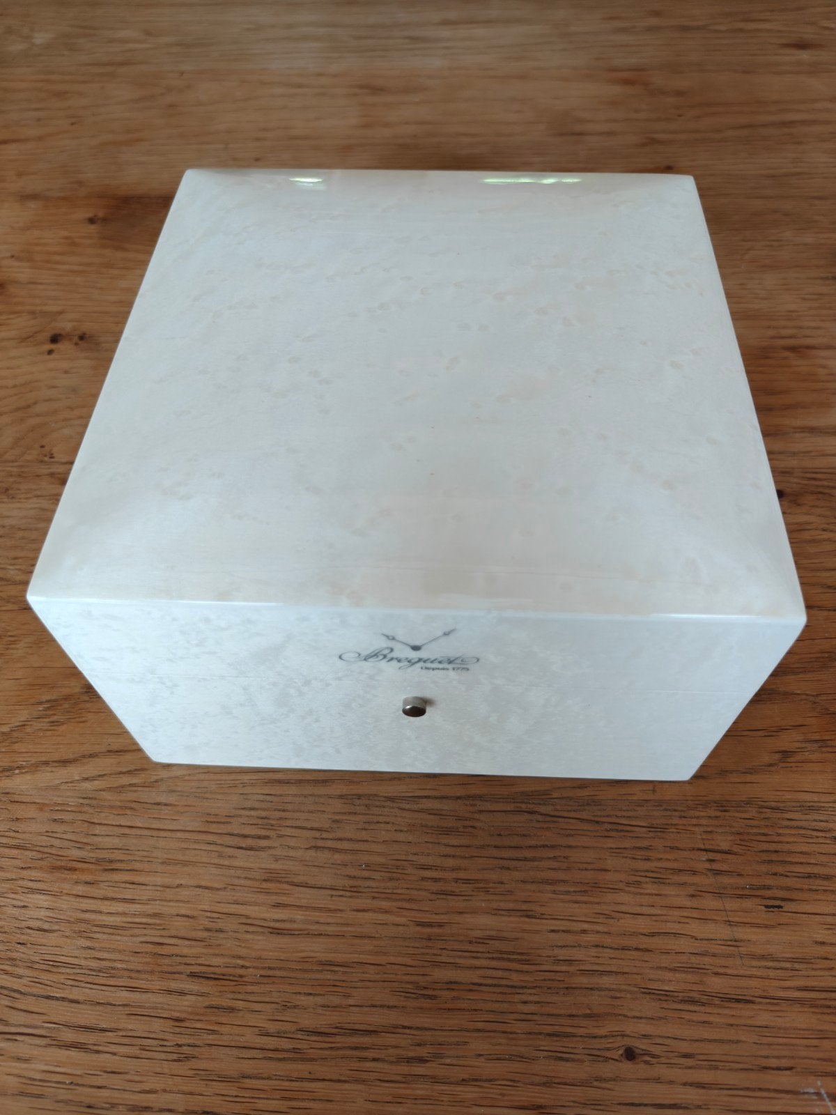 Brequet horloge box, Ophalen of Verzenden, Beige