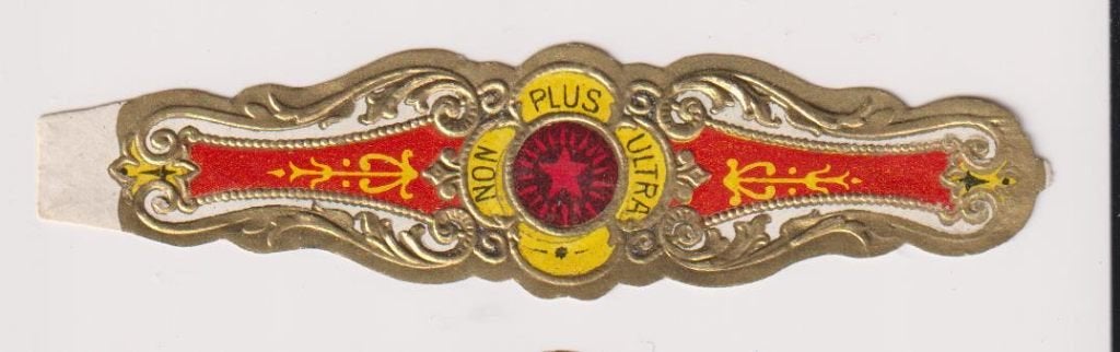 sigarenbanden - NON PLUS ULTRA, Ophalen of Verzenden, Zo goed als nieuw, Sigarenbandjes
