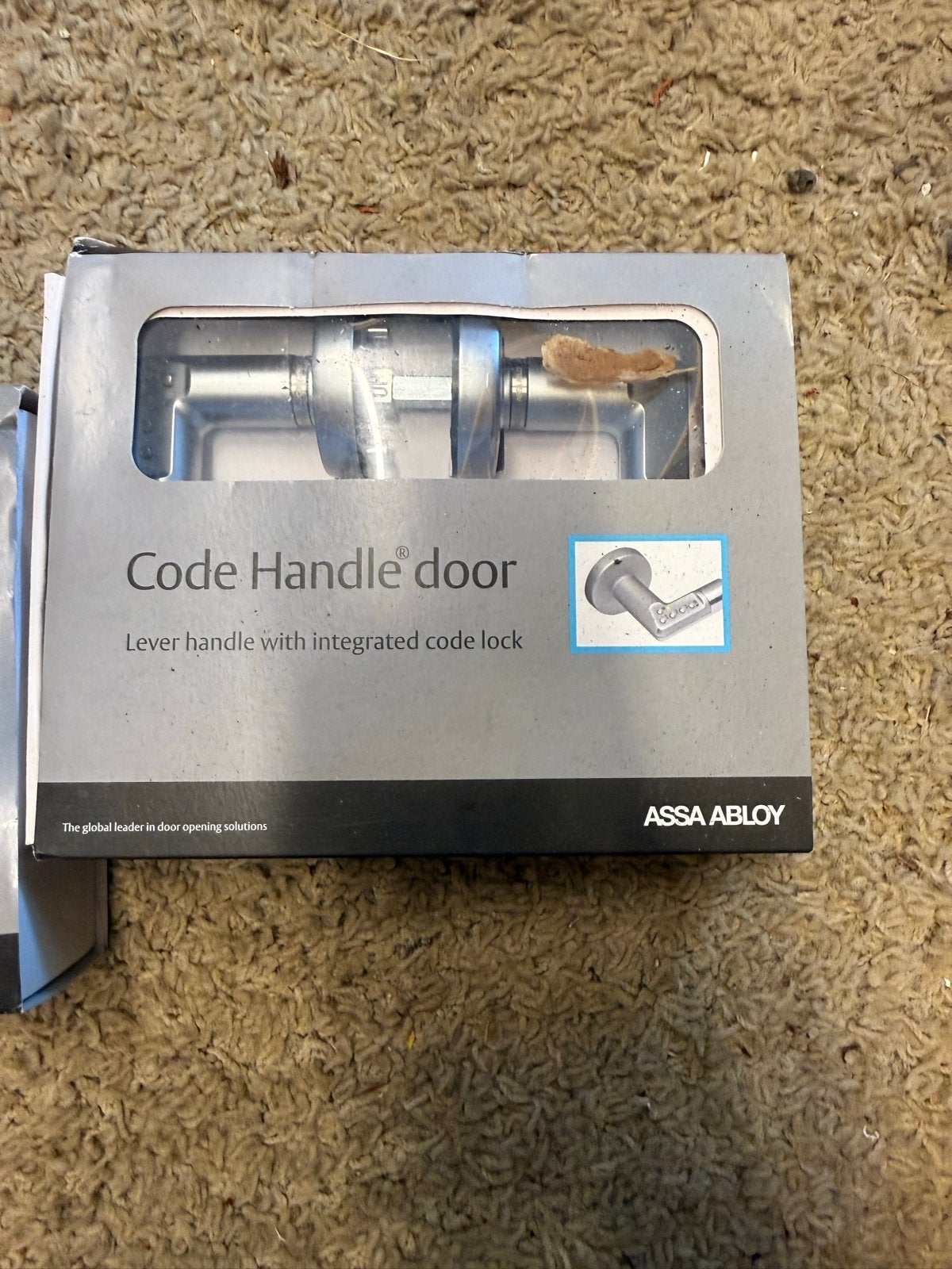 ASSA ABLOY Code Handle Deurklink met Codeslot, Ophalen, Nieuw, Rvs, Klink of Kruk
