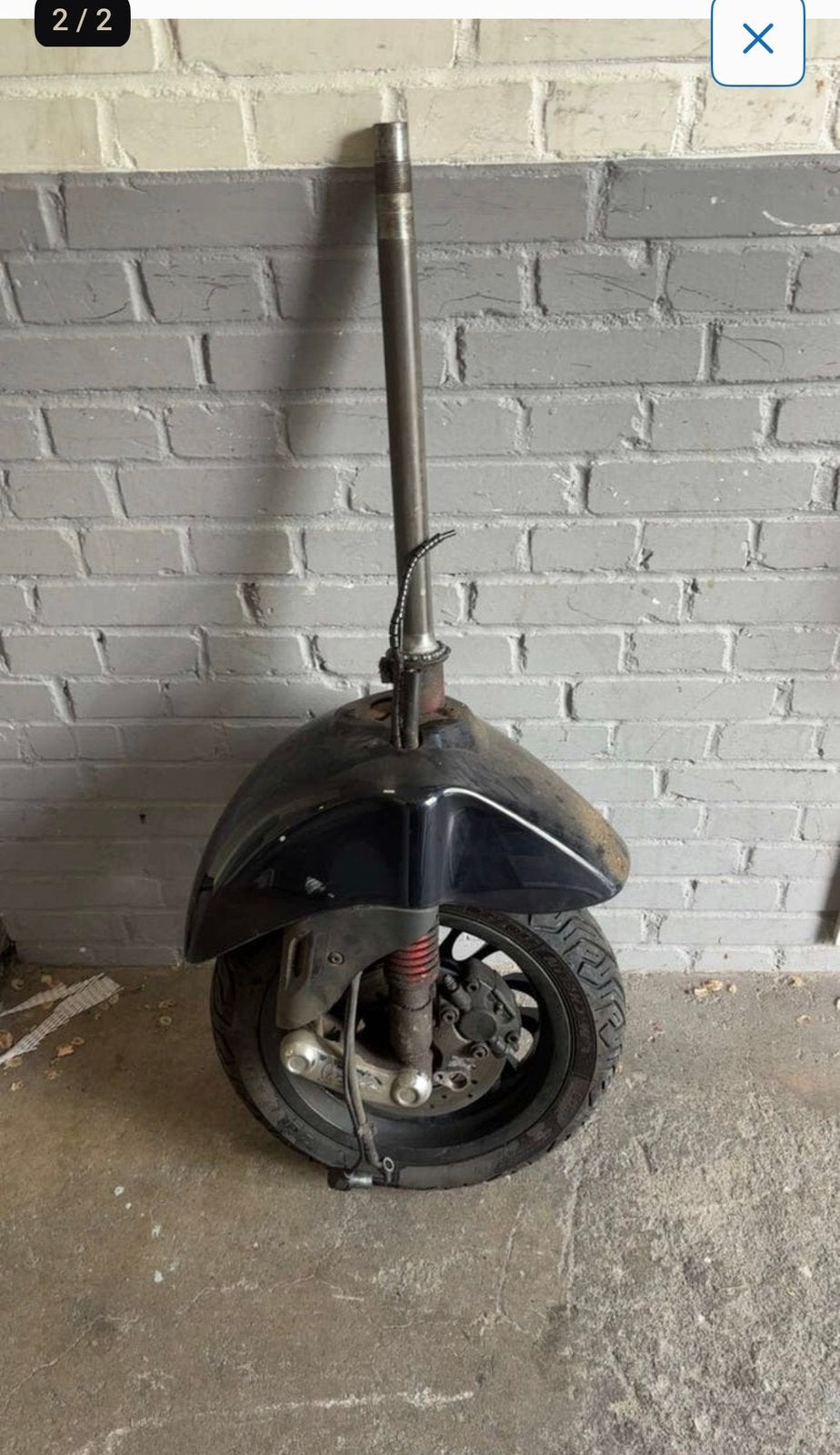 Vespa sprint voorvork met wiel en spatboord 100% recht, Ophalen of Verzenden, Zo goed als nieuw, Overige typen, Vespa