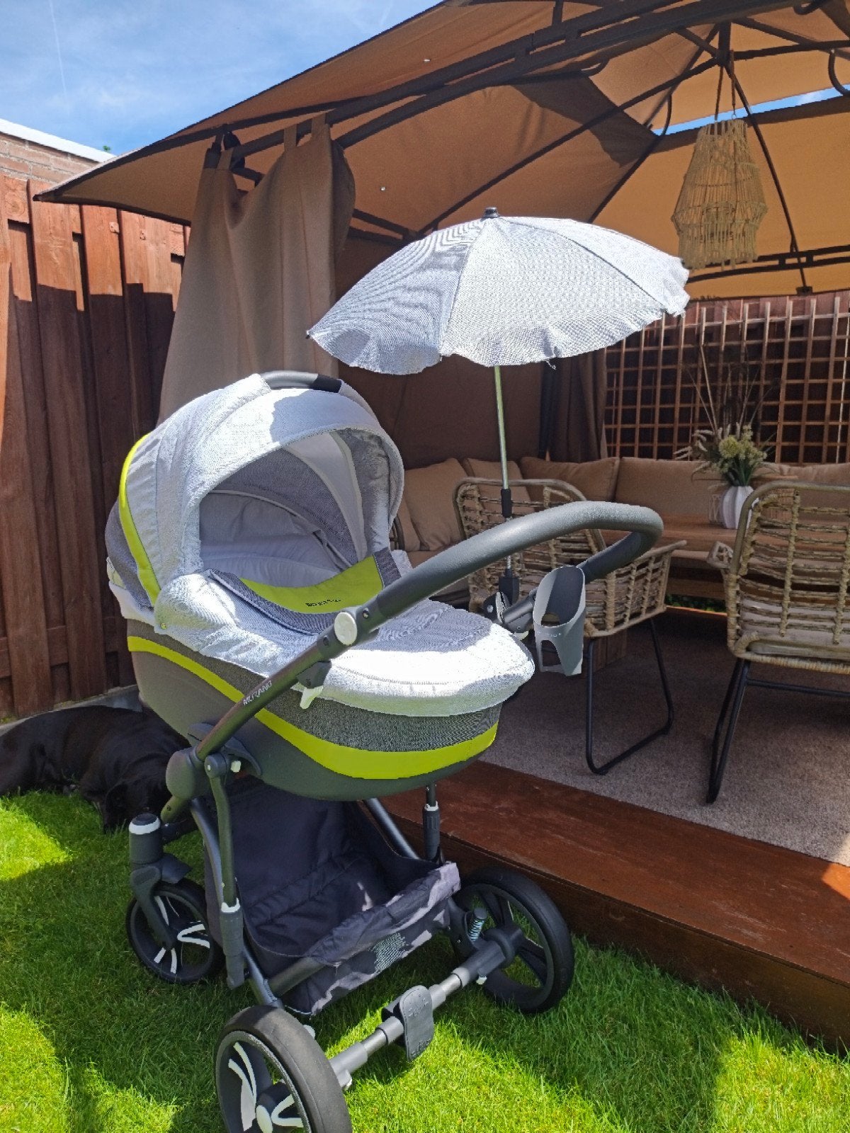 Bebetto Murano 2-in-1 Kinderwagen complete, grote wielen., Kinderen en Baby's, Kinderwagens en Combinaties, Combiwagen, Ophalen