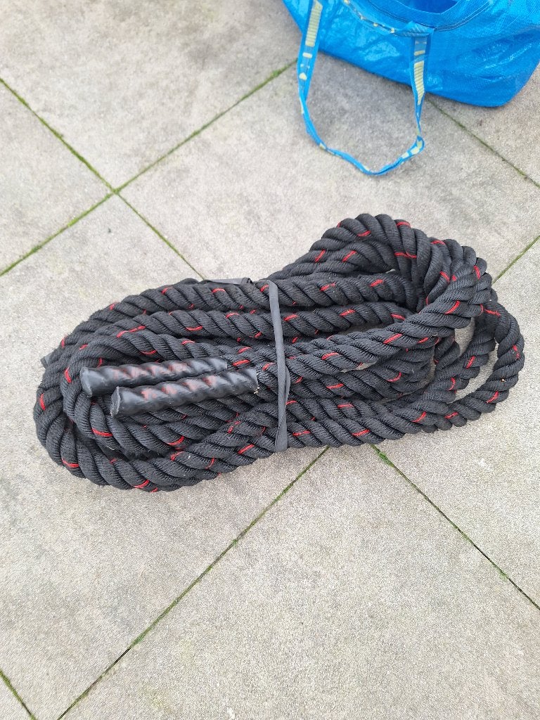 battle rope 12 m, Ophalen of Verzenden, Zo goed als nieuw, Benen, Battle rope