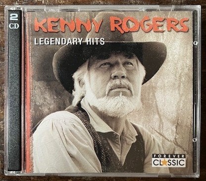Kenny Rogers, Legendary Hits, 2-CD, Ophalen of Verzenden, Zo goed als nieuw