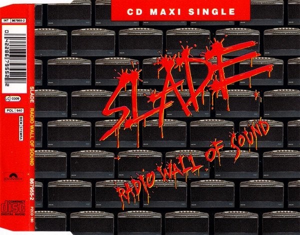 Slade : Radio Wall Of Sound  Maxi CD Single, Cd's en Dvd's, Ophalen of Verzenden, Zo goed als nieuw, Rock en Metal
