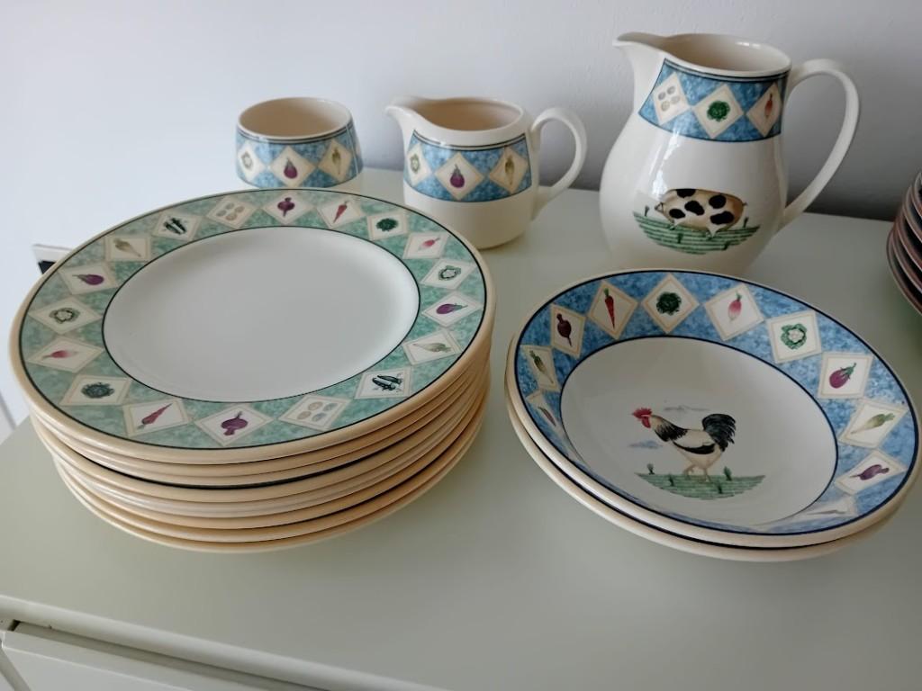 Gave set servies Wedgwood Farmstead Home Collection., Ophalen of Verzenden, Zo goed als nieuw, Bord(en), Wedgwood