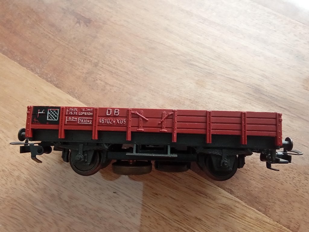 H0 rail poets wagon voor gelijkstroom, Gebruikt, Gelijkstroom, Fleischmann, Wagon