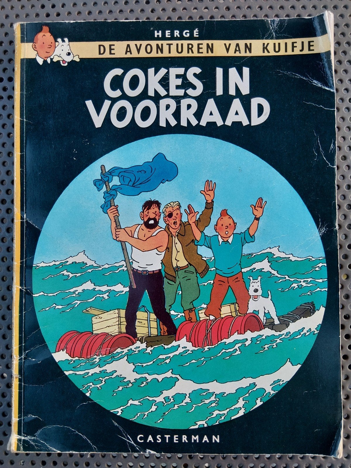 Kuifje: Cokes in Voorraad (1958, Casterman), Eén stripboek, Ophalen of Verzenden, Gelezen, Hergé