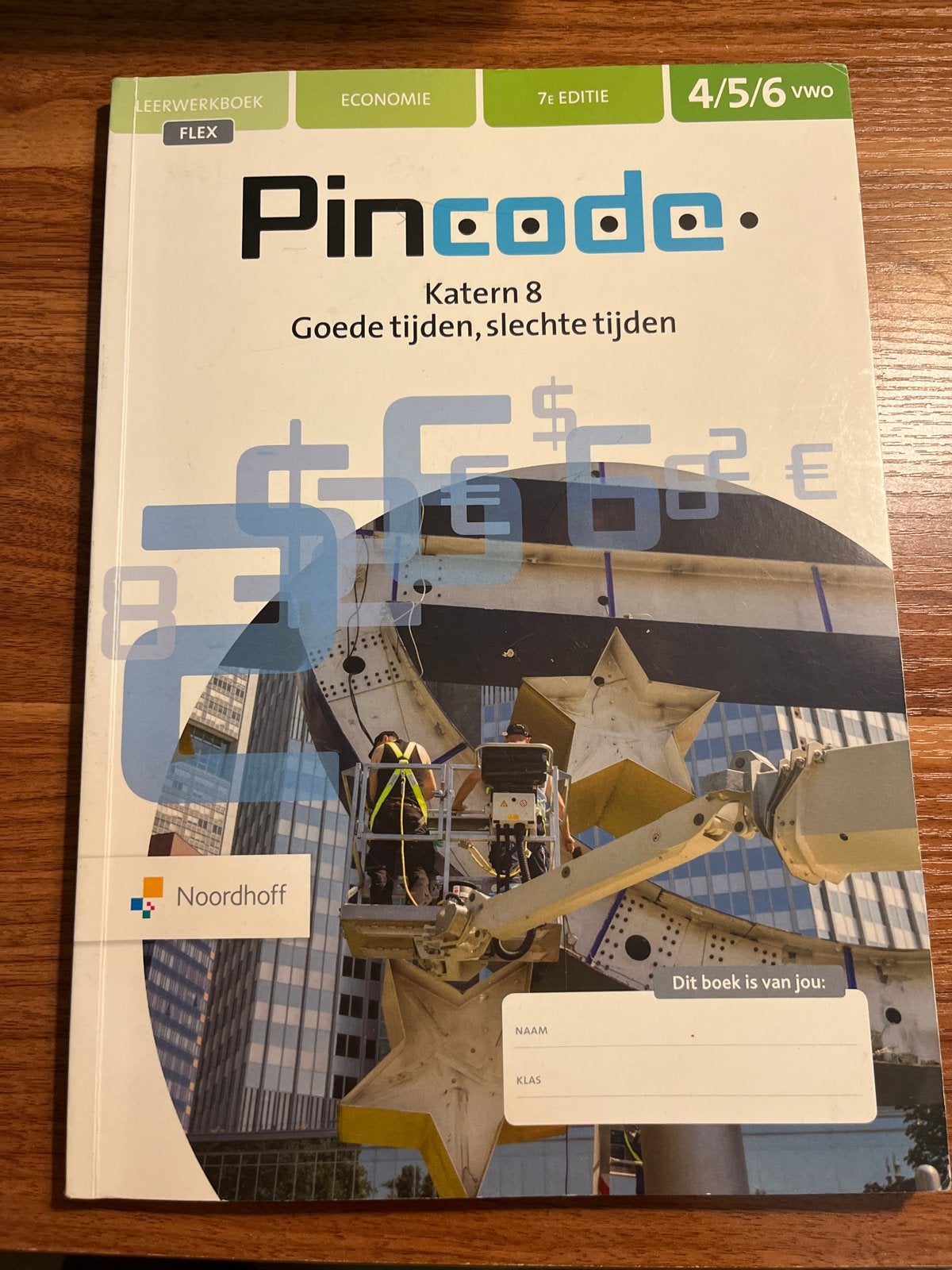 Pincode Economie 7e editie 4/5/6 VWO Leerwerkboek, Ophalen of Verzenden, Zo goed als nieuw, VWO, Economie