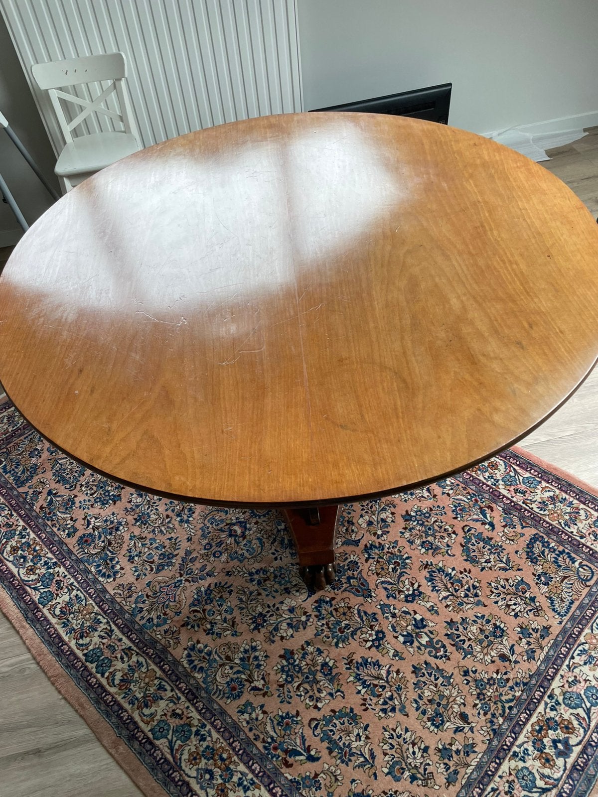 Antieke mahonie tafel, Antiek en Kunst, Ophalen