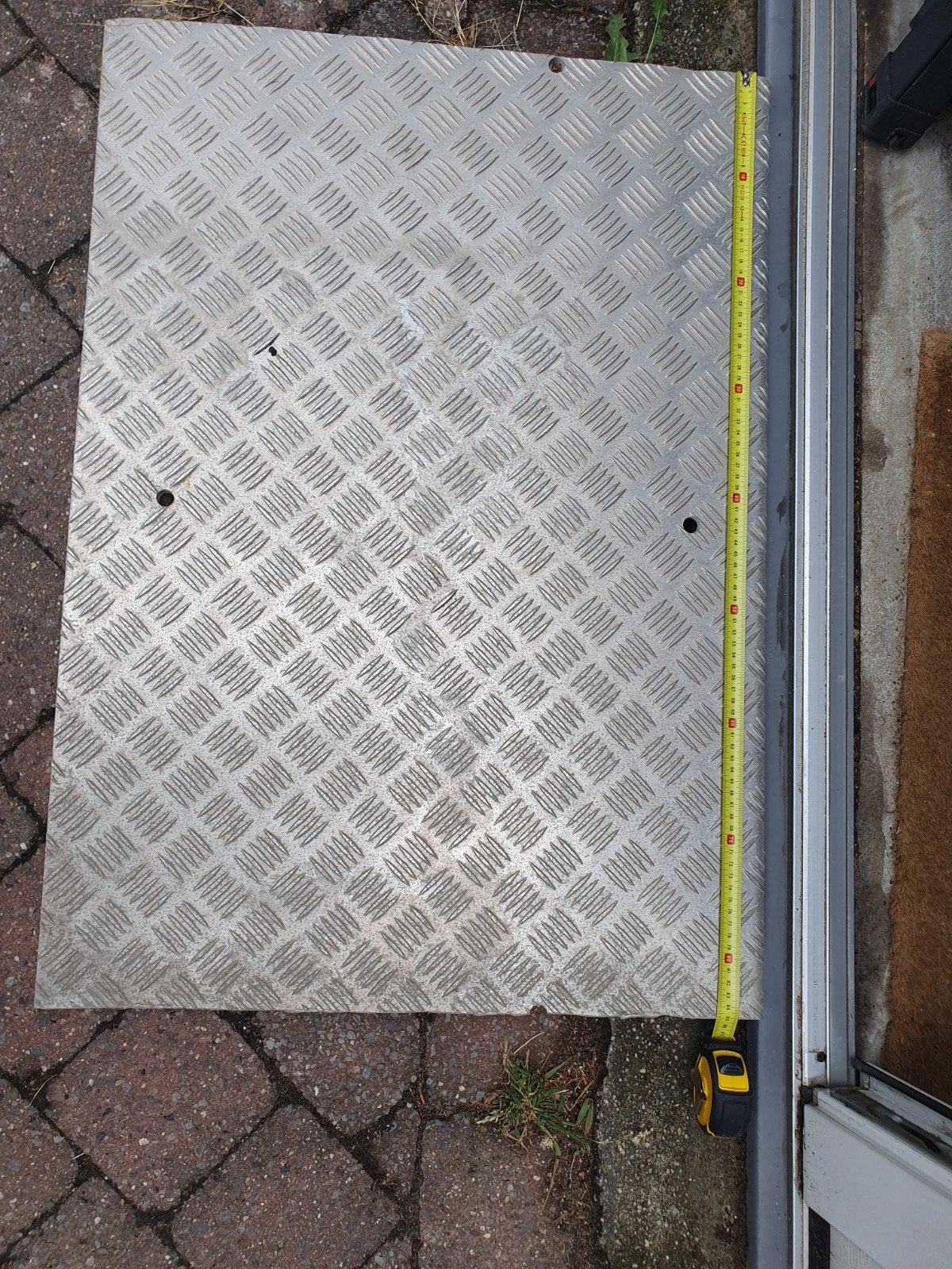 Drempelhulp aluminium traanplaat / looprooster, Ophalen of Verzenden, Gebruikt