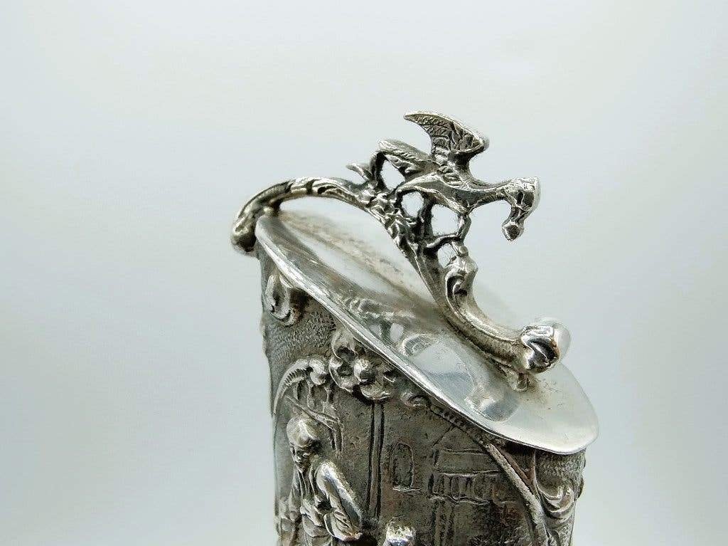 Mes met zilveren heft, Nederland, ca. 1900, Verzenden, Zilver