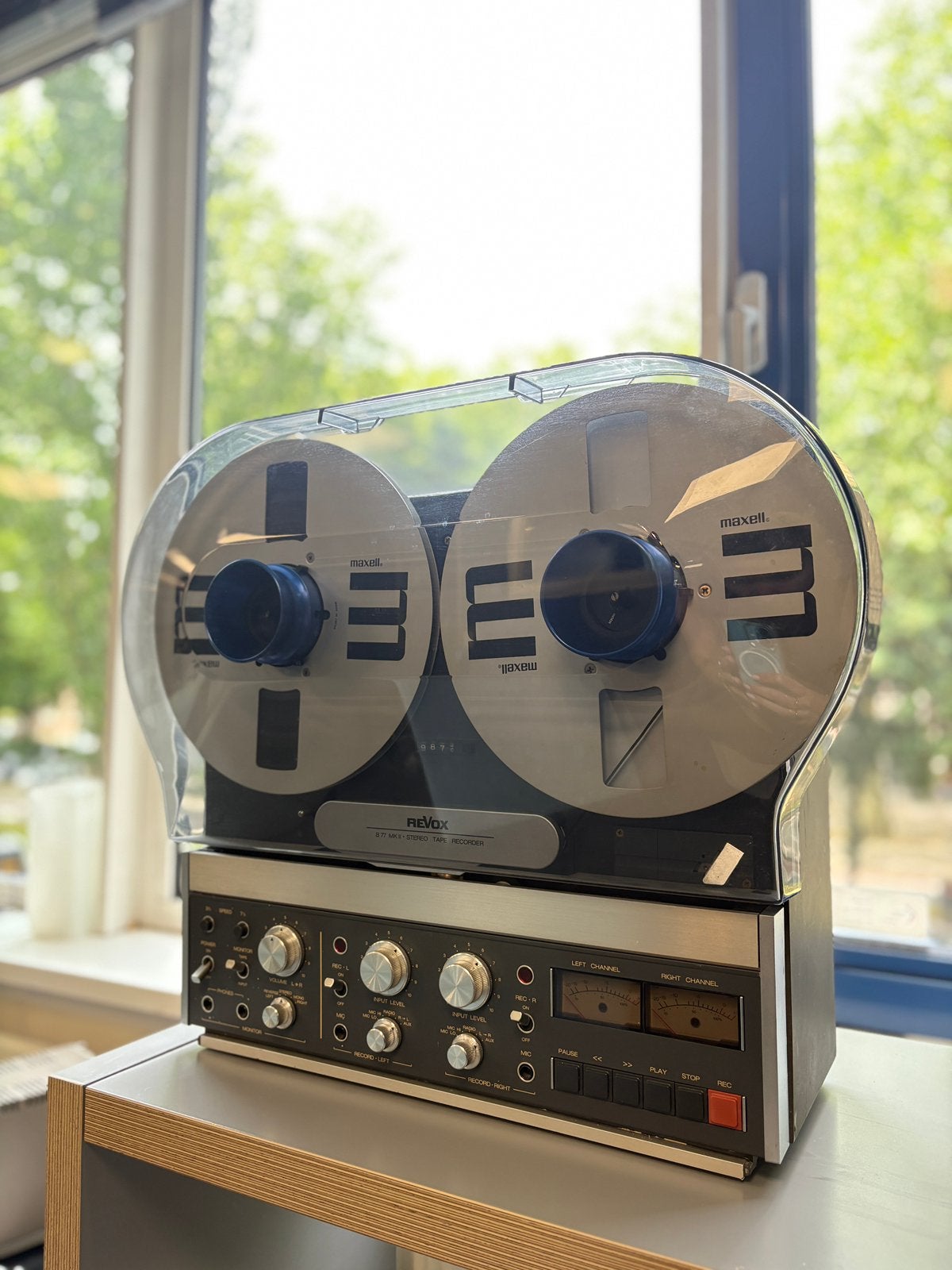 Revox B-77 2T normal speed, volledig gerestaureerd., Ophalen, Bandrecorder
