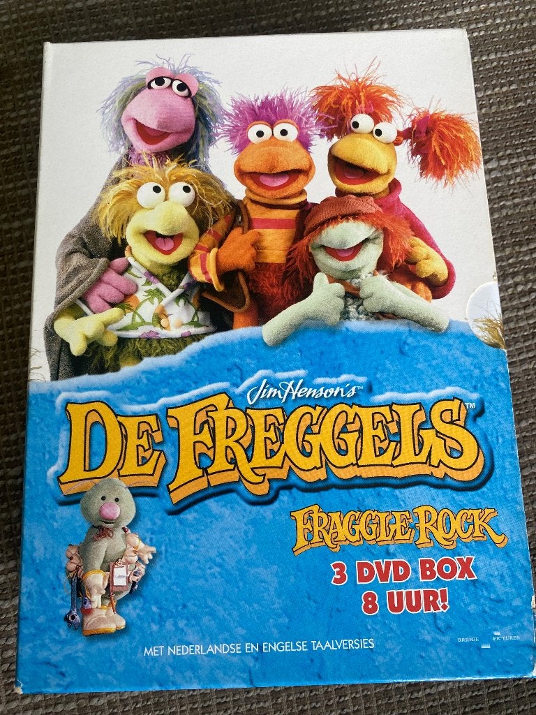 De Freggels Fraggle Rock - 3 DVD Box - 8 uur!, Alle leeftijden, Inclusief doosje, Ophalen of Verzenden, Zo goed als nieuw