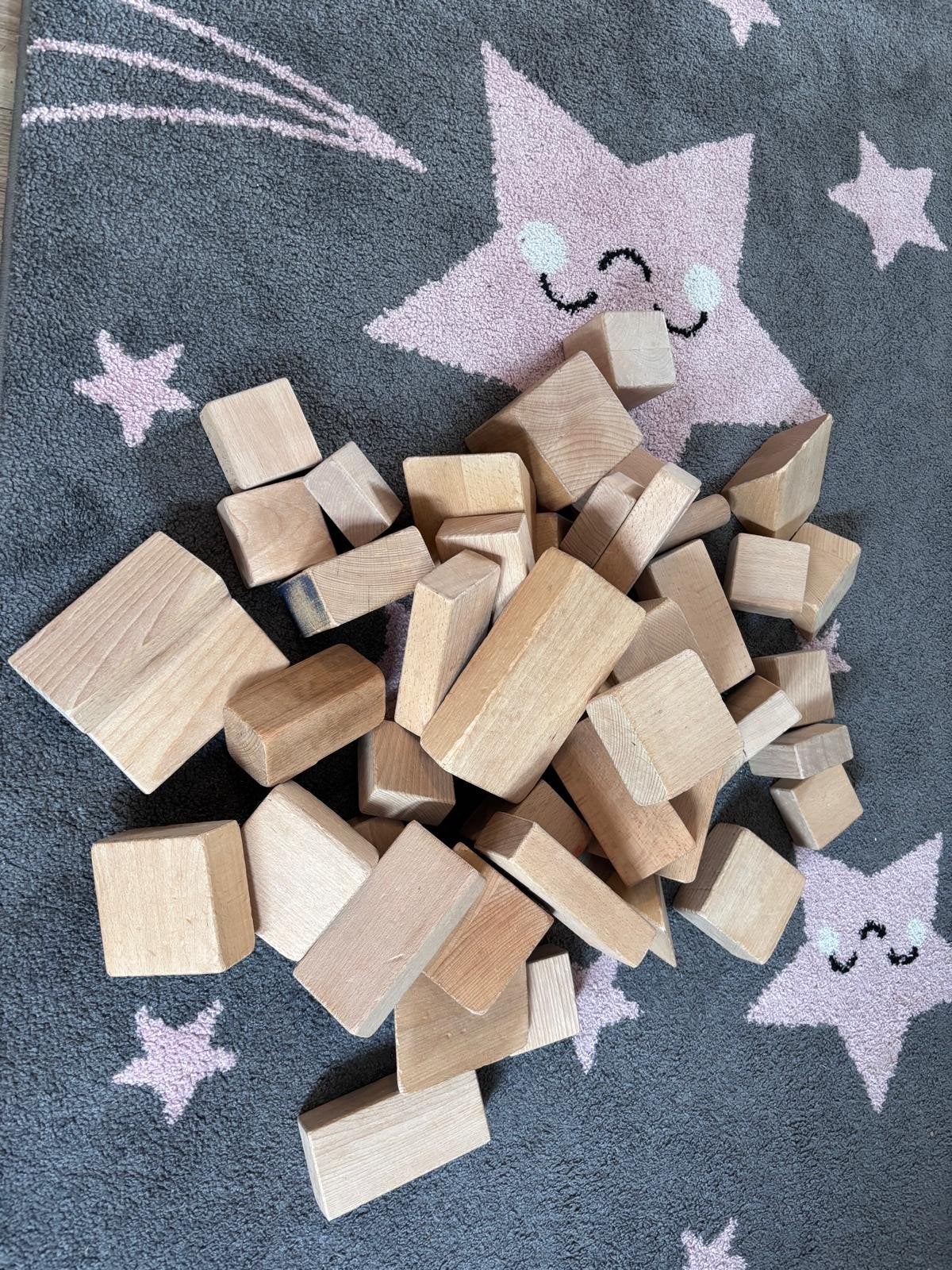 Houten blokken, Ophalen
