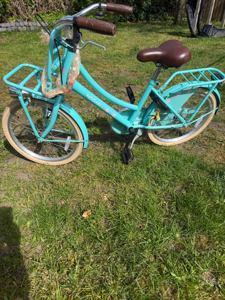 Nogan kinderfiets 16 inch, Ophalen, Gebruikt, Velgrem, 16 tot 20 inch