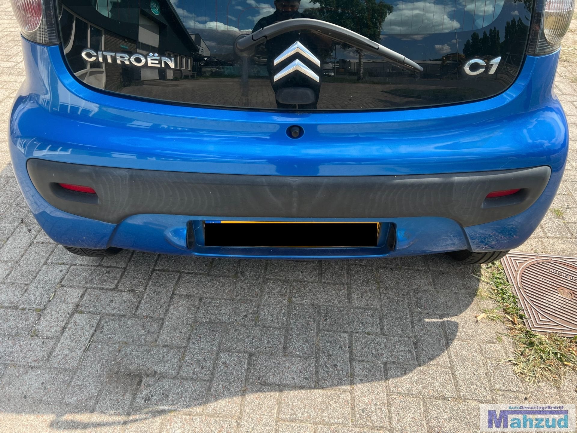 CITROEN C1 Blauw ELX achterbumper 2005-2014, Auto-onderdelen, Gebruikt, Citroën, Stellantis N.V., Ophalen of Verzenden