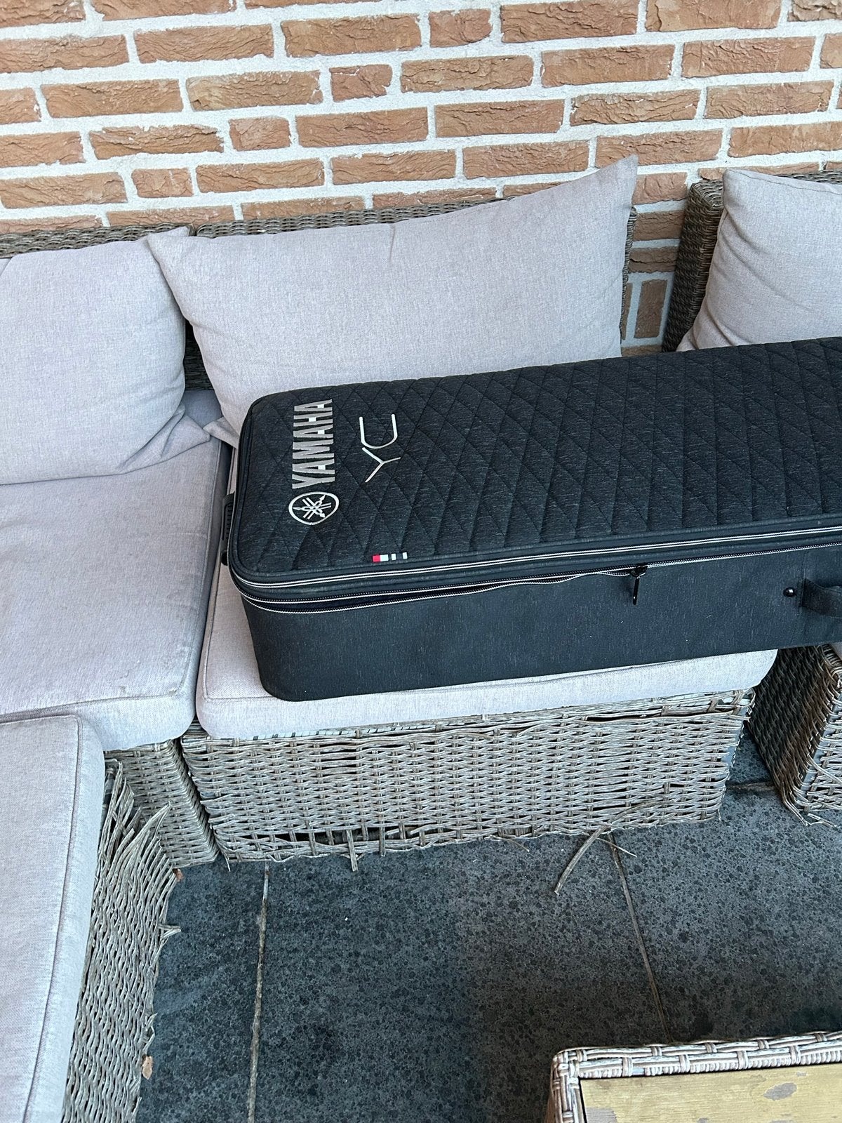 Yamaha YC 88 pianotas / Flightcase met wielen, Muziek en Instrumenten, Ophalen, Gebruikt, Keyboard of Synthesizer, Flightcase