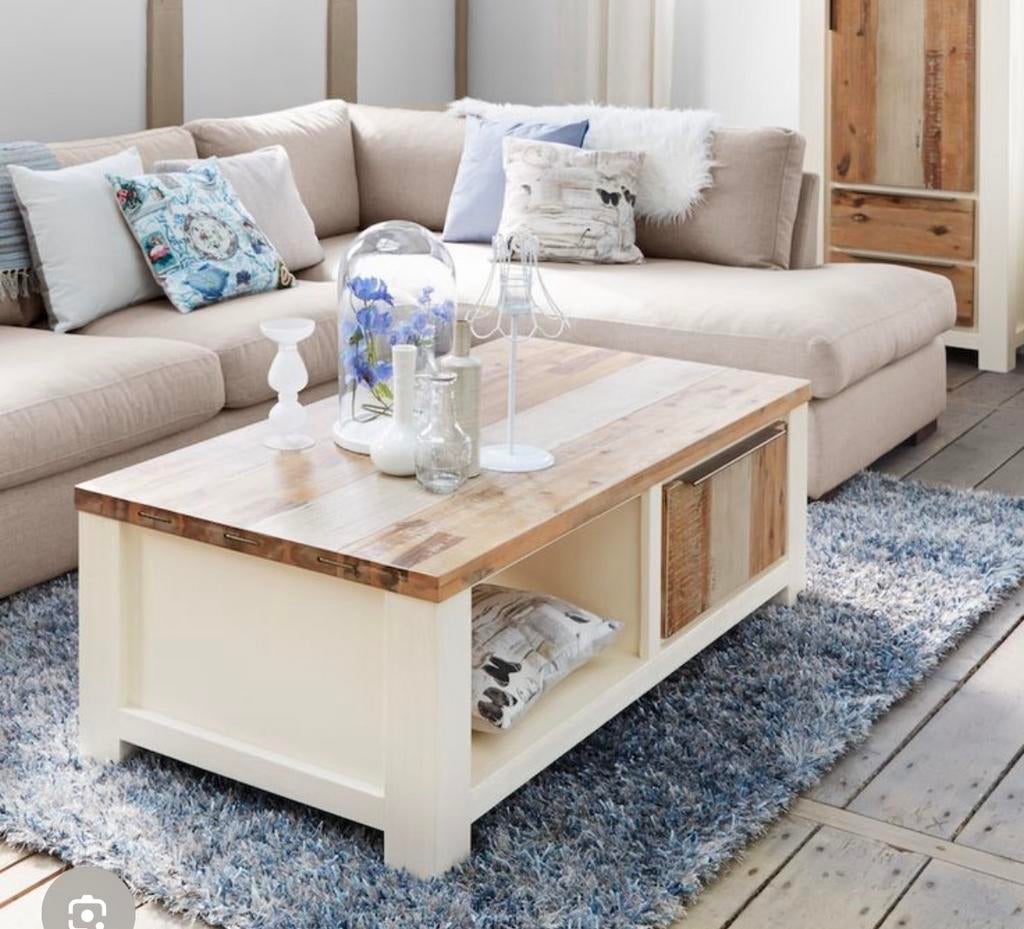 Cortena Salon tafel van Pronto Wonen - Vintage Light, Huis en Inrichting, Tafels | Salontafels, Zo goed als nieuw, Minder dan 50 cm