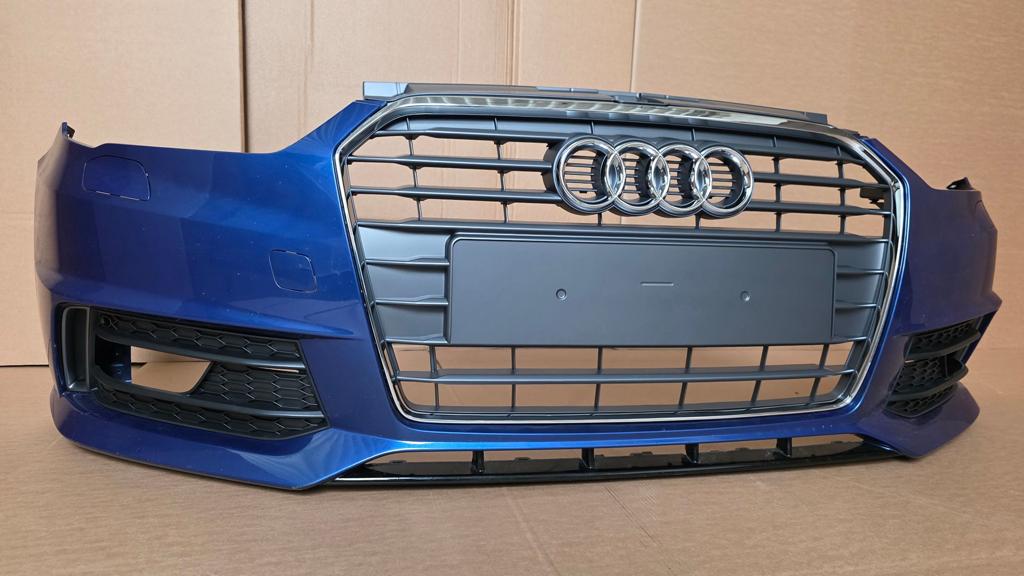 Voorbumper Audi A1 8XA S-line Facelift KLS Origineel Bumper, Gebruikt, -, Voor, Ophalen of Verzenden