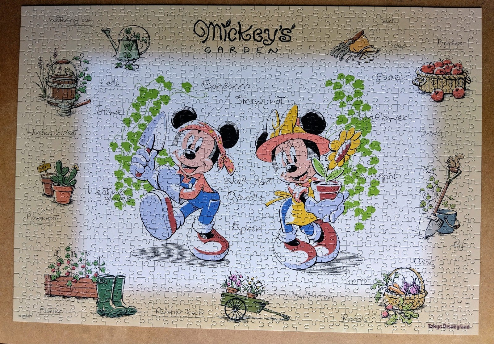 Disney puzzel Tokyo Disneyland, Ophalen, 500 t/m 1500 stukjes, Zo goed als nieuw, Legpuzzel