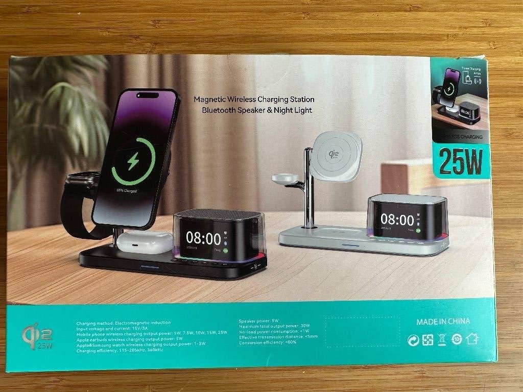 iSetchi Qi Oplader 25 Watt Snellader (4-in-1) -NIEUW in doos, Ophalen of Verzenden, Nieuw, Apple iPhone
